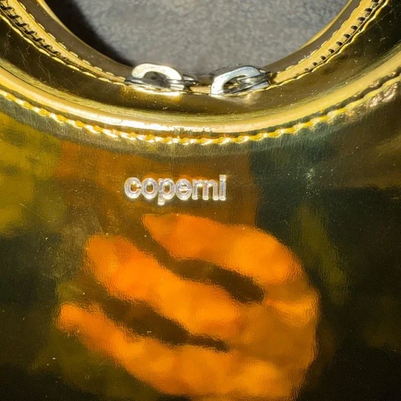 Coperni Mini Swipe Mirrored Metallic Gold Tote Bag - Picture 9 of 12